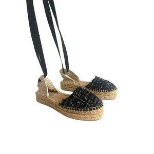 Manebi Navy Cloth Espadrilles SIZE  EU 36 / US 6